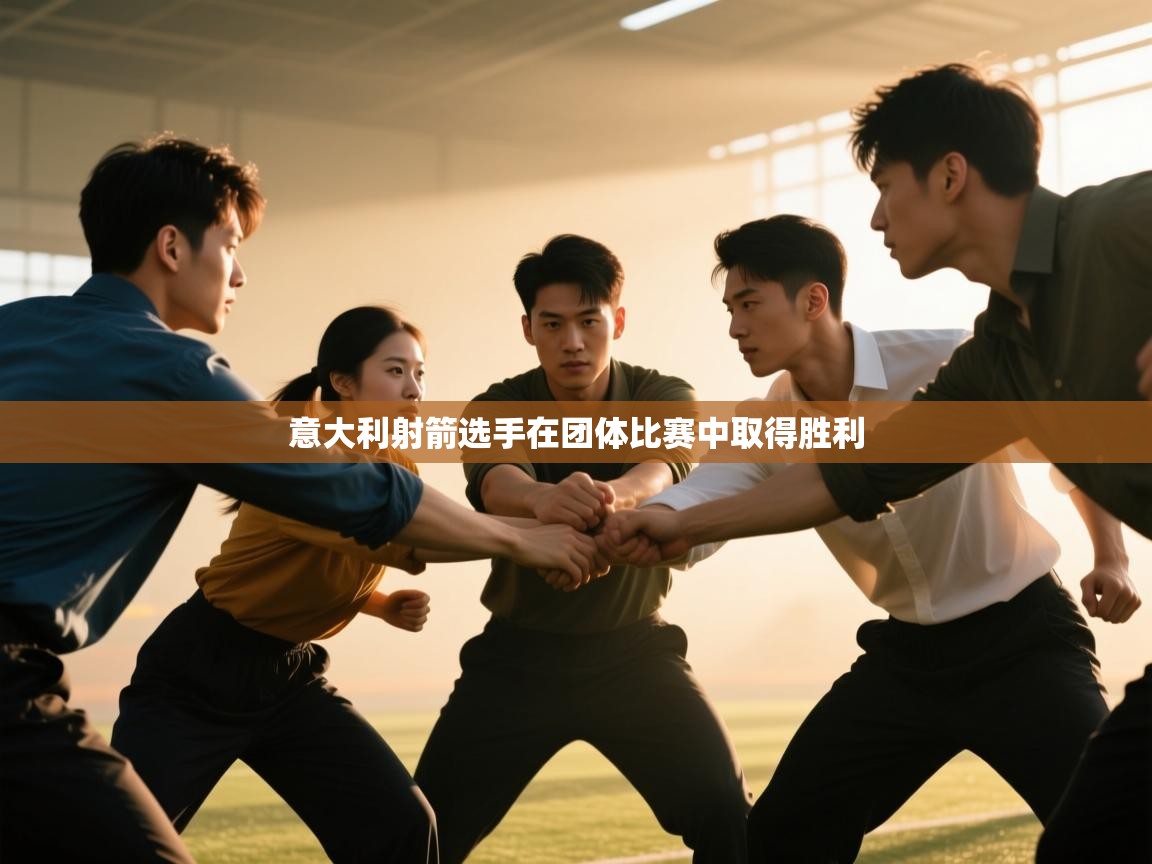 意大利射箭选手在团体比赛中取得胜利  第1张