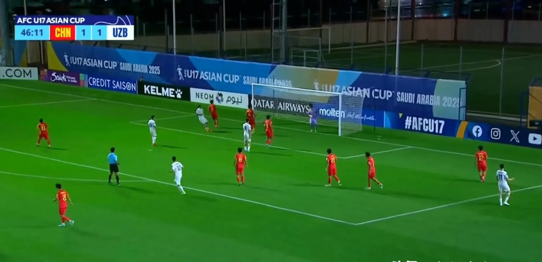 精彩对决！两队在比赛中战成平局