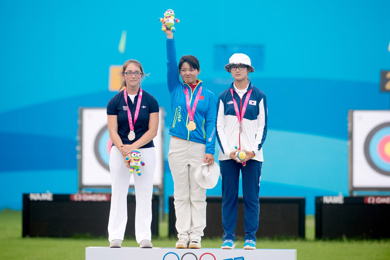 乌克兰代表队在射箭比赛中夺冠