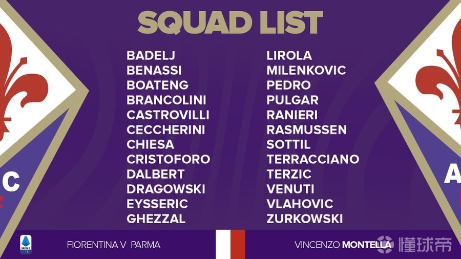 关于佛罗伦萨取胜帕尔马,结束不胜记录的信息 关于佛罗伦萨取胜帕尔马,结束不胜记录的信息