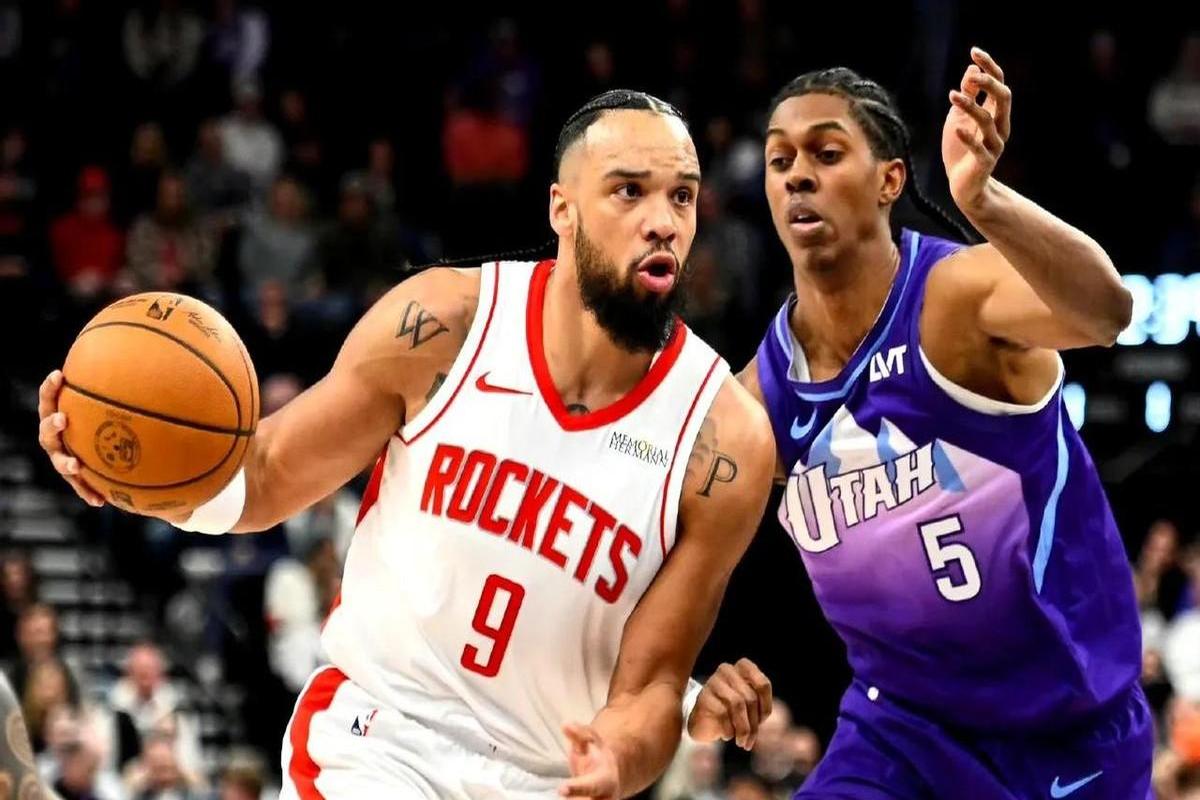 火箭队告负，爵士全队集体进攻